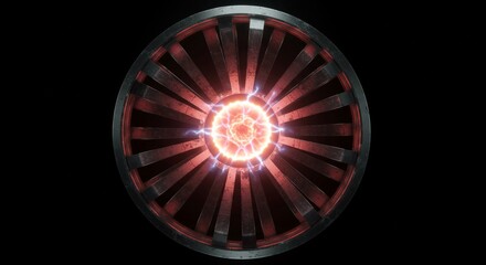 Visualize futuristic energy sources with this captivating orb radiating power, perfect for science fiction concepts, innovative technology designs, and cutting-edge research visuals