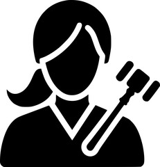 Justice and Legal System Icon — Court Symbol