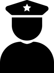 Minimalist flat illustration of professions simple geometric icons black icons representing various jobs such as