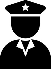 Minimalist flat illustration of professions simple geometric icons black icons representing various jobs such as