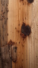  a close-up photograph of a wooden surface, showcasing a rustic and natural style. The layout is vertical, with the wood grain running parallel to the longer side of the image