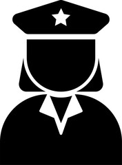 Minimalist flat illustration of professions simple geometric icons black icons representing various jobs such as