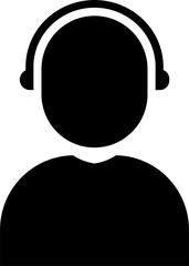 Minimalist flat illustration of professions simple geometric icons black icons representing various jobs such as