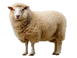 Fototapeta premium sheep isolated on white