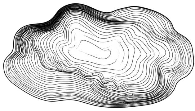 Abstract Concentric Shapes Design.