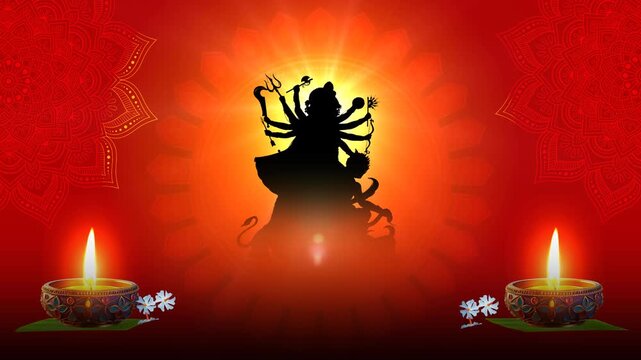 Animated Puja Background