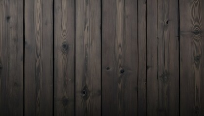 Naklejka premium “Dark Wood Texture with Natural Grain Pattern – Vintage Wooden Board Background”