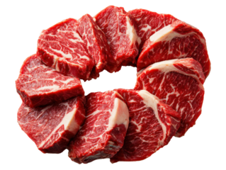fresh raw beef steak