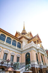 The Grand Palace was built same time as Bangkok. royal residences include Dusit Maha Prasat Throne Hall, Aphorn Phimok Prasat Throne Hall, Phiman Rattaya Throne Hall, Chakri Maha Prasat Throne Hall.