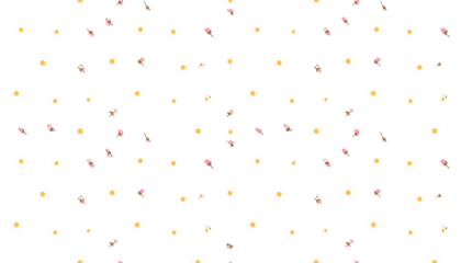 Abstract pattern of small shapes on white background.