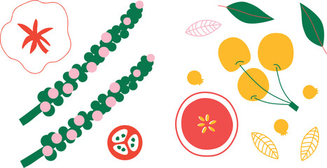Cute appetizing Vegetables collection. Decorative abstract horizontal banner with colorful doodles. Hand-drawn modern illustrations with Vegetables, abstract elements.	
