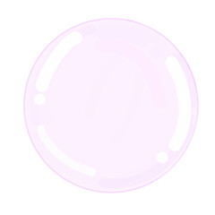 Floating Soft Pink Soap Bubbles. High-Quality PNG with Transparent Background for Easy Overlay and Graphic Design.