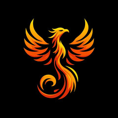 Naklejka premium phoenix tattoo designs