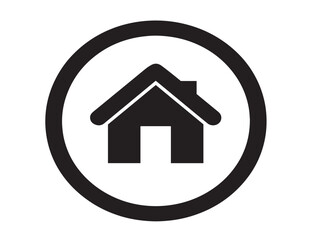 Real estate silhouette icon vector illustration solid black symbol for building