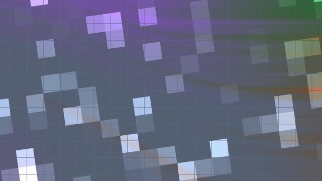 Abstracts Twirl Blink Square, Abstract digital motion graphic with geometric shapes and animated background visuals,  royalty free stock.