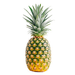 Fototapeta premium A single pineapple isolated on transparent background.png