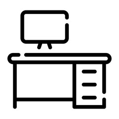 desk line icon