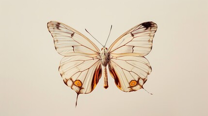 Obraz premium Vibrant Tropical Butterfly Close-Up: Hyper-Realistic Macro Visual with Intricate Wing Patterns & Rich Color Details – High-Res Nature Asset for Editorial Content/Branding Design