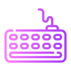 keyboard gradient icon
