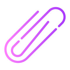 paper clip gradient icon