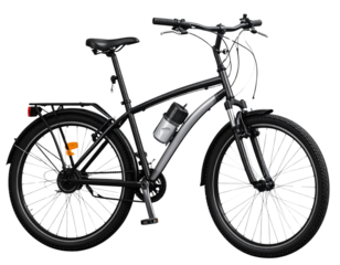 bicycle on white background