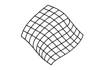 Isolated Abstract Geometric Line Design Element for Modern Graphics