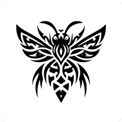black and white tattoo design element