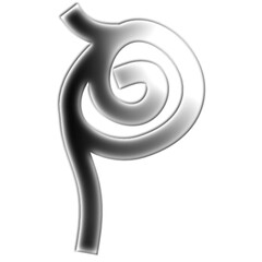 Stylized letter style Alphabet