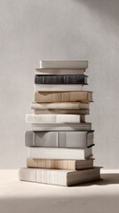Gradient Monochrome Spine Layout