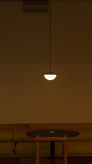 A fashionable lamp for a retro-style room