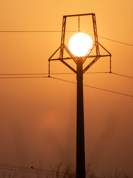 Sol entre alto voltaje 