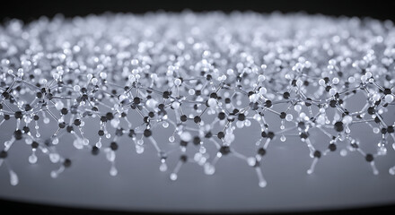 Exploring molecular structures laboratory scientific image microscopic view chemistry concept