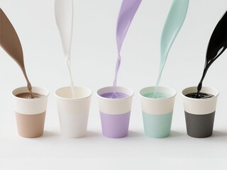 Design Inspiration for drink compositions in paper cups