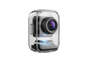 Clear Digital Photography Device PNG.