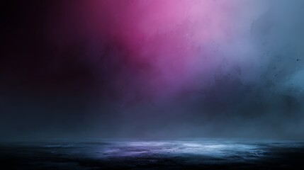 Colorful Stage Backdrop Abstract Texture with Gradient Light and Smoke