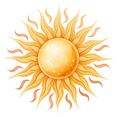 abstract sun vector illustration