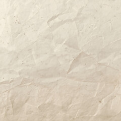 Beige Wrinkled Paper Texture Background
