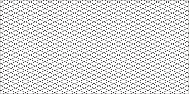 Diamond Grid Pattern Vector Background. Geometric Abstract Design Texture. Modern Mesh Lattice Illustration. Industrial Expanded Metal Wallpaper