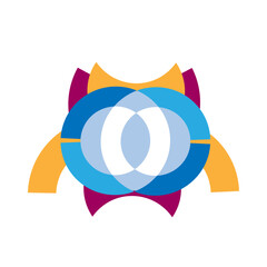 abstract vector logo design