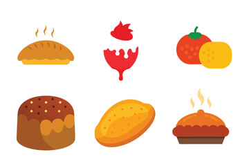 Assortment of delicious baked goods and fresh fruits