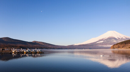 mt Fuji in the morning