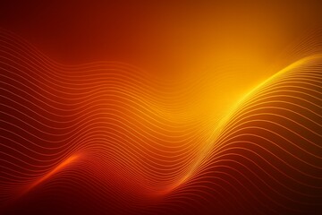 Solar Wave Abstract Background &ndash; Glowing Energy Gradient Lines