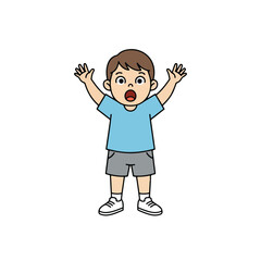 A child's vector was shocked
