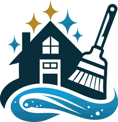 Cleaning logo vector template