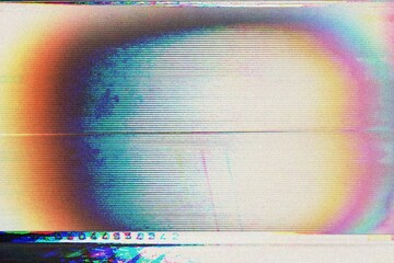 Analog tv glitch effect noisy background, old hd tv no signal problem rainbow color glitch error effect, hd tv signal problem no signal bug effect grainy noisy