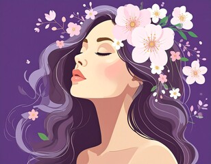 Woman with floral crown (2)