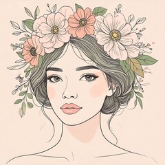 Woman with floral crown (6)