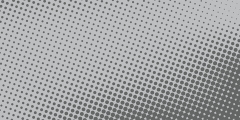 Grunge halftone gradient texture. Fading grit noise background. Sandy gritty wallpaper. Retro pixelated backdrop. Black and white anime or manga comic overlay. Vector.