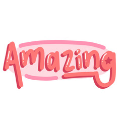 Colorful Amazing Typography Text Design