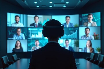 interacting with holographic financial data in virtual reality